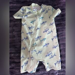 Carter's Blue Shark Print swimsuit